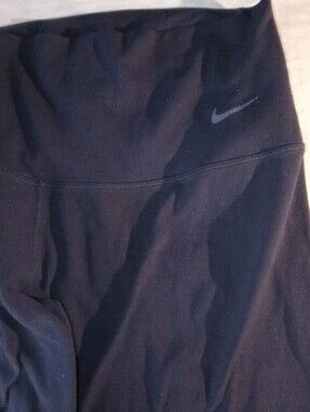 Nike Dri-FIT Super Stretchy Leggings Activewear Black Size M